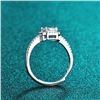 Image 3 : 1 CT GRA CERTIFIED MOISSANITE 925 SILVER