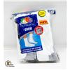 Image 1 : WHITE CREW SOCKS 12-16 SIZE FRUIT OF LOOM NEW