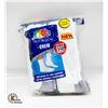 Image 1 : WHITE CREW SOCKS 12-16 SIZE FRUIT OF LOOM NEW