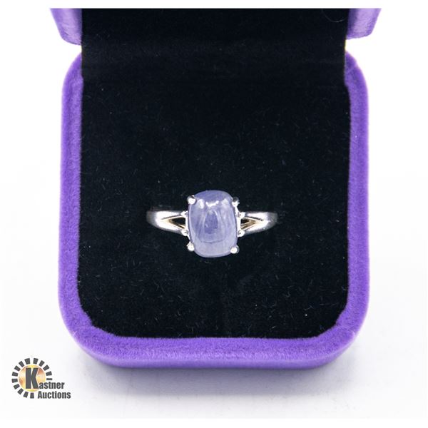 #134-3.70 CT NATURAL TANZANITE IN 8 X 10
