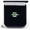 Image 1 : #151-5.00 CT RECTANGULAR CUT INTENSE GREENISH