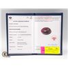 Image 2 : OVAL CABOCHON CUT NATURAL UNTREATED RUBY 5.17CT