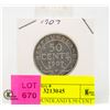 Image 1 : 1907 NEWFOUNDLAND $.50 CENT PIECE