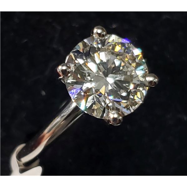 BZ1957-56K 14K WHITE GOLD LAB GROWN DIAMOND RING