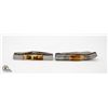 Image 1 : 2 NEW TWIN TREE "BONE HANDLED" FOLDING KNIVES