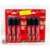 Image 1 : 2 PACKS OF 3 MILWAUKEE INKZALL LARGE JOB MARKERS
