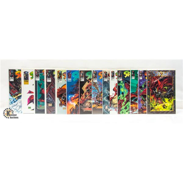 IMAGE SPAWN #20-50 COMIC LOT, 14 BOOKS