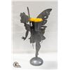 Image 1 : METAL 24" TINKERBELL GARDEN PLANTER