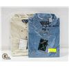 Image 1 : NEW MEN'S SHIRTS 1DENIM 1NATURAL SIZE XL