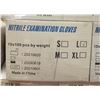 Image 1 : CASE OF NITRILE EXAMINATION GLOVES SIZE LRG 1000PC