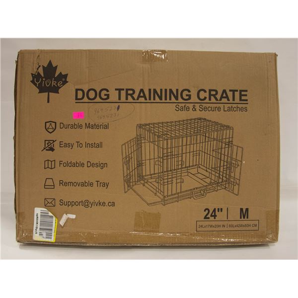NEW 24" DOG TRAINING CRATE