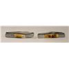 Image 1 : 2 NEW TWIN TREE "BONE HANDLED" FOLDING KNIVES
