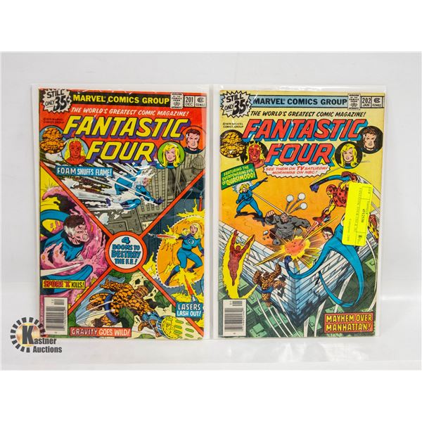 FANTASTIC FOUR #201 & 202.