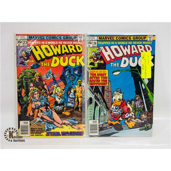 HOWARD THE DUCK #23 & 24.