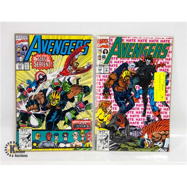 AVENGERS #341 & 342.