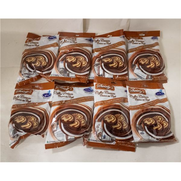 SWIRLYS COFFEE CREAM CANDY 8 BAGS