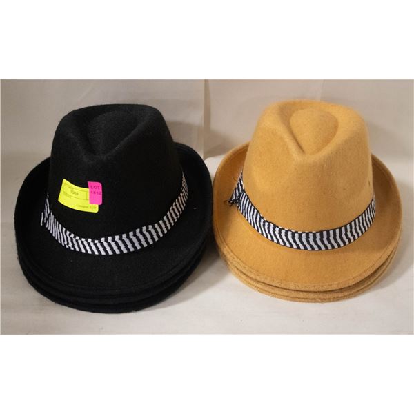5 FEDORA HATS