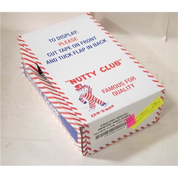 CASE NUTTY CLUB WINTERGREEN LOZENGES