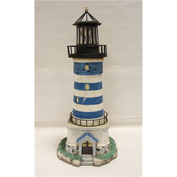 CERAMIC LIGHTHOUSE 23" TALL