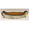Image 1 : WOOD CANOE 20" LONG