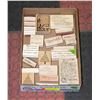 Image 1 : FLAT OF WOOD BLOCK RUBBER STAMPS FOR CARD