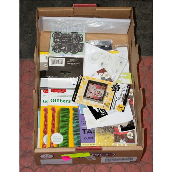 FLAT OF CRAFTING SUPPLIES