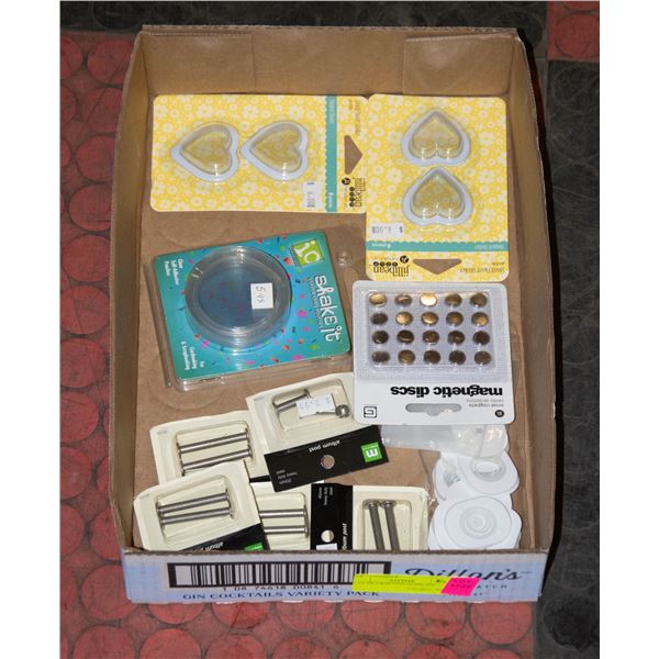FLAT OF CRAFTING SUPPLIES