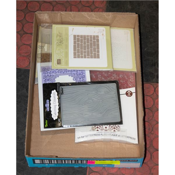 FLAT OF EMBOSSING FOLDERS