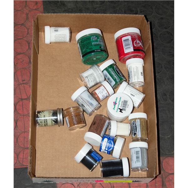 FLAT OF EMBOSSING POWDERS