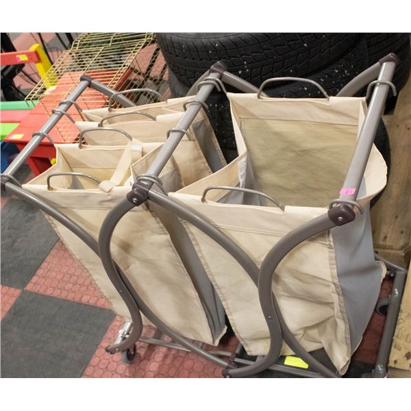 LAUNDRY HAMPER - 3 SECTIONS