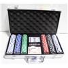 Image 1 : NEW 300 POKER CHIPS NEW CARDS, 5 DICE,