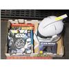 Image 1 : STAR WARS BOOKS X5 AND STARWARS HELMET (STORM