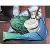 Image 1 : 8X8 TENT COMPLETE WITH SLEEPING BAG AND MATT