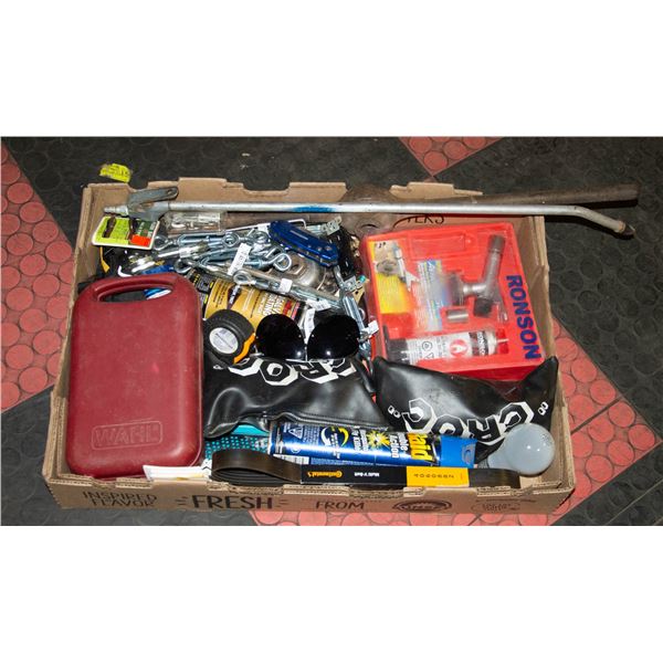 TRAY OF SHOP MISCELLANEOUS