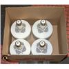 Image 1 : 4 INDUSTRIAL LED LIGHTBULBS 120-277V 60HZ