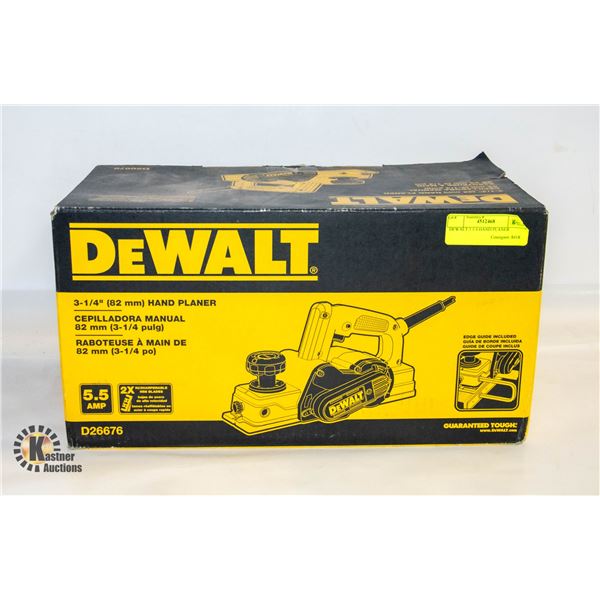 DEWALT 3 1/4 HAND PLANER
