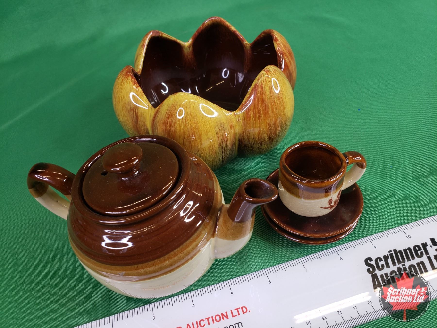 Butterscotch Blue Mountain Pottery Dish & Northland Mountain Tea Pot w ... Butterscotch Blue Mountain Pottery Dish & Northland Mountain Tea Pot w ...