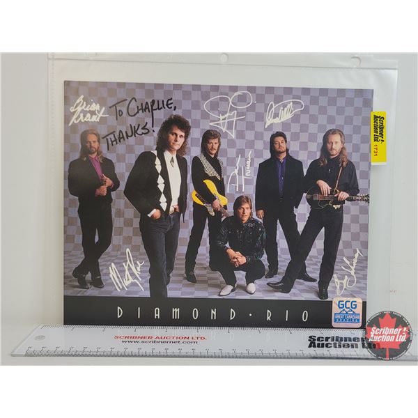 Autographed 8 x 10 Photo : Diamond Rio (Certified GCG) (SEE PICS!)