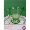 Image 3 : Uranium Glass Creamer (4"H) (SEE PICS!)