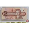 Image 3 : Collector Combo : $2 Bills (2): USA 1976 & Canada 1986 (See Pics for Varieties, Conditions, Serial N