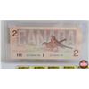 Image 5 : Collector Combo : $2 Bills (2): USA 1976 & Canada 1986 (See Pics for Varieties, Conditions, Serial N