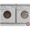 Image 7 : British Shilling (12) : 1903; 1904; 1905; 1906; 1907; 1908; 1909; 1910; 1911; 1912; 1913; 1914 (Silv