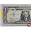 Image 2 : United States $1 Bill 1957 * Replacement : Blue Seal : # *06363124D (See Pics for Varieties, Conditi