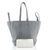 Image 1 : Balenciaga Laundry Cabas Tote Leather Small Gray