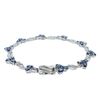 Image 1 : 4.30 ctw Tanzanite and 0.23 ctw Topaz Bracelet