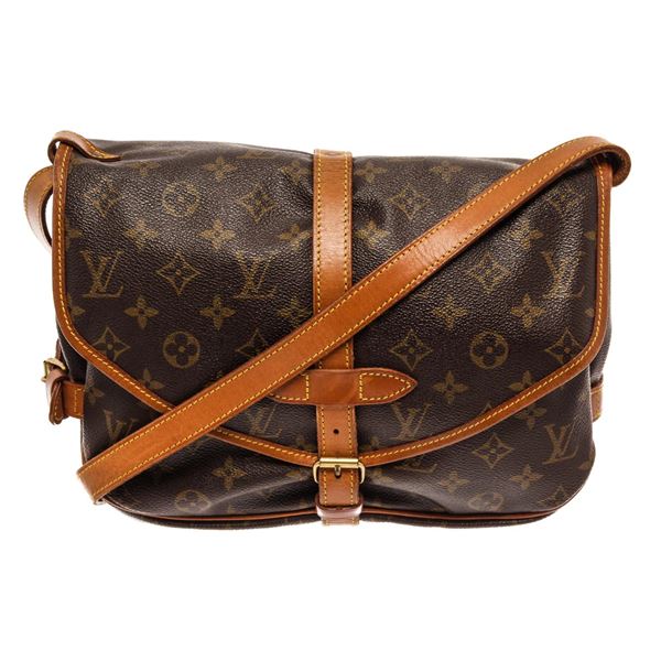 Louis Vuitton Brown Monogram Canvas Saumur 30cm Shoulder Bag