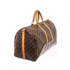 Image 3 : Louis Vuitton Brown Monogram Canvas Bandouliï¿½re Keepall 55 Travel Bag