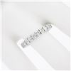 Image 3 : Classic Platinum 1.90 ctw Round Prong Set Diamond Eternity Stack Wedding Band Ri