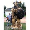 Image 3 : Dahl Chainsaw Art - Eagle with American Flag