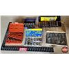 Image 1 : TRAY LOT - COMBO GROUPING : - Grease Fittings; Impact Sockets; Easy Outs; Cotter Pins; Sockets (SEE 